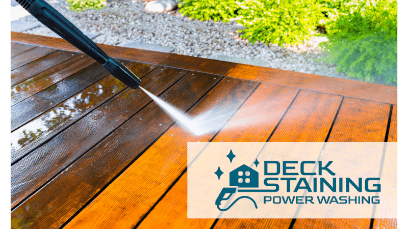 Deck Staining Power Washing
