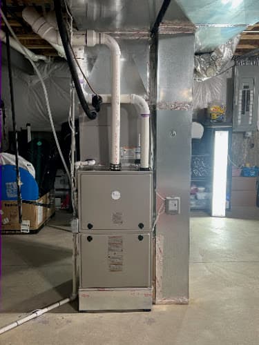 Northern Comfort Heating Air Conditioning Duct Cleaning — project photo